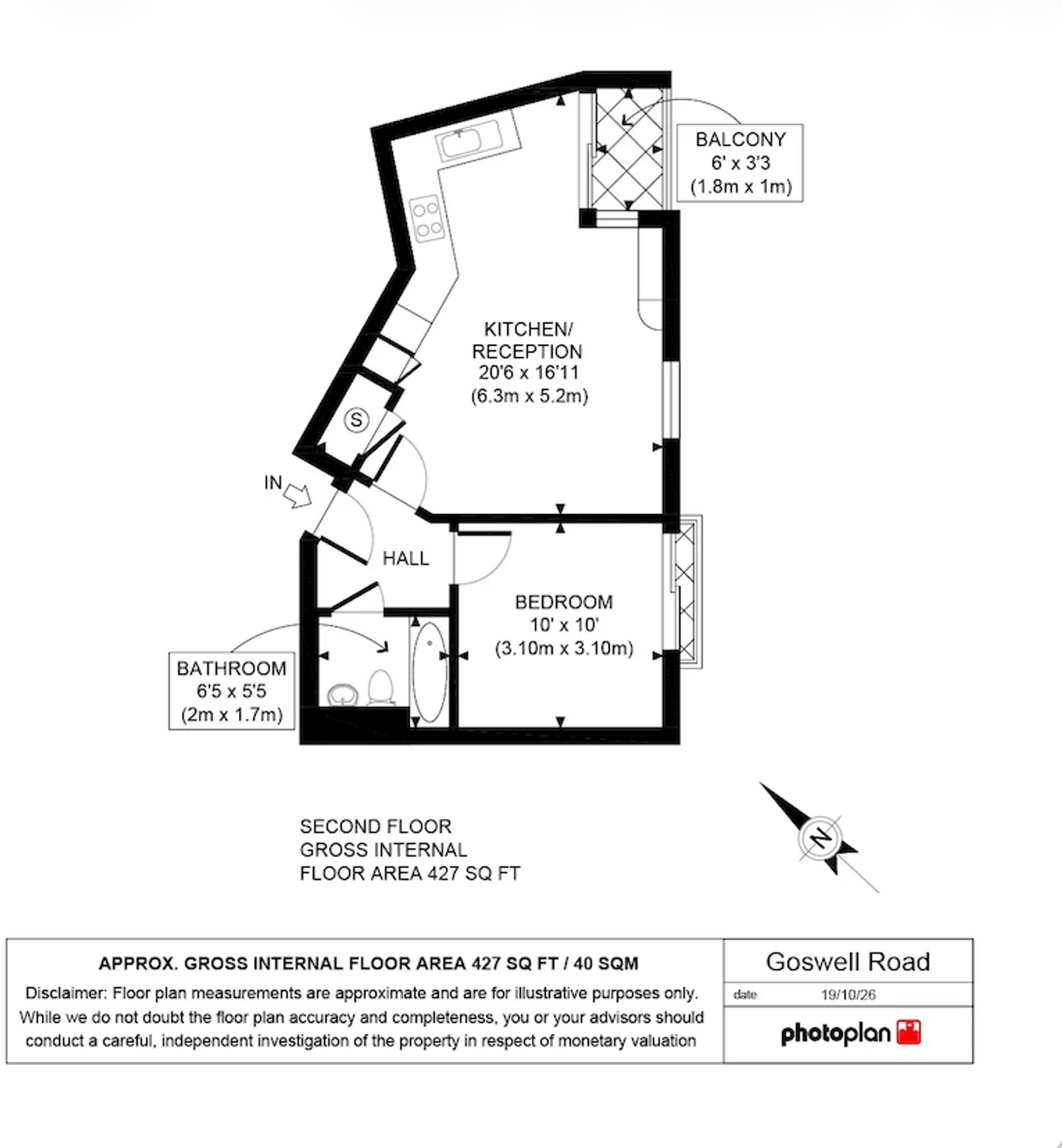 Goswell Road, London, EC1V floorplan