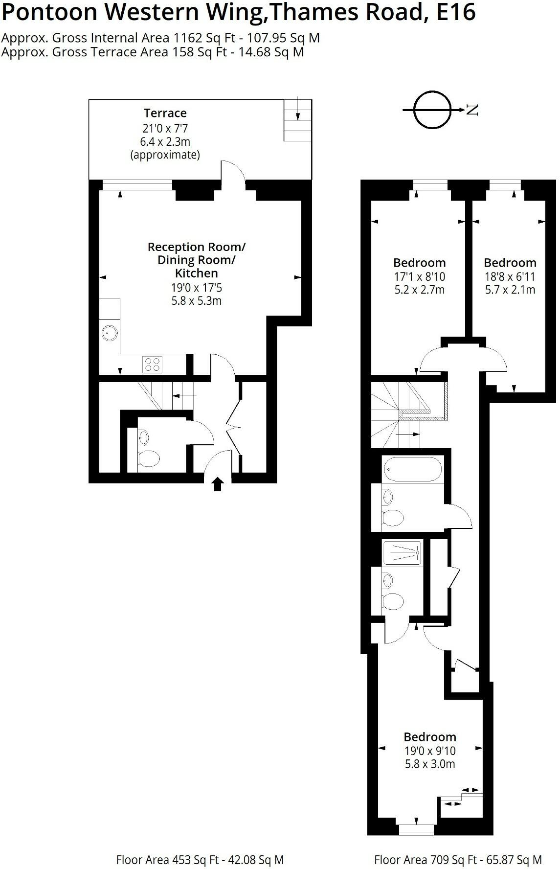 Flat 6, 20, Thames Road, London, E16 floorplan