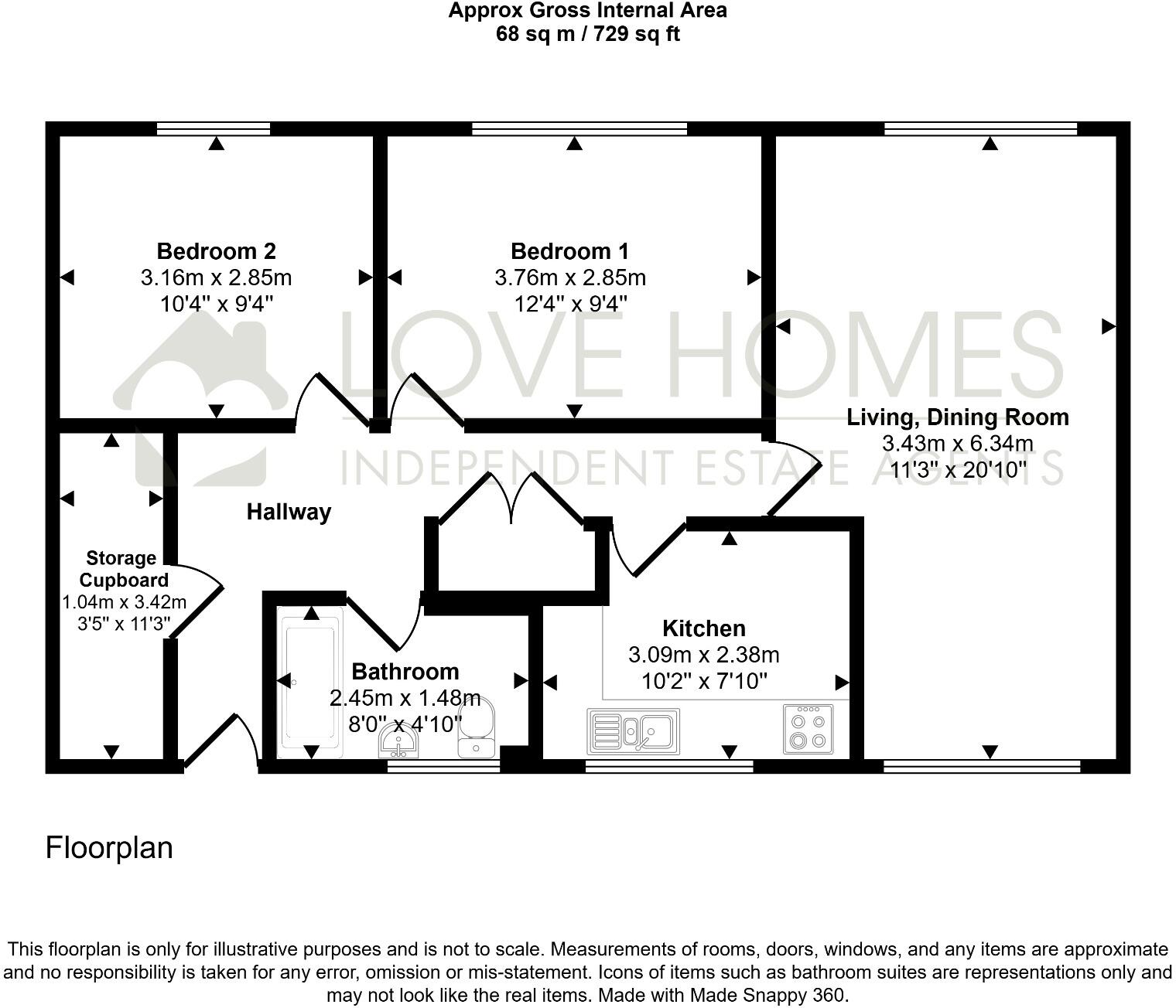 Garstang, Preston, Lancashire, PR3 floorplan