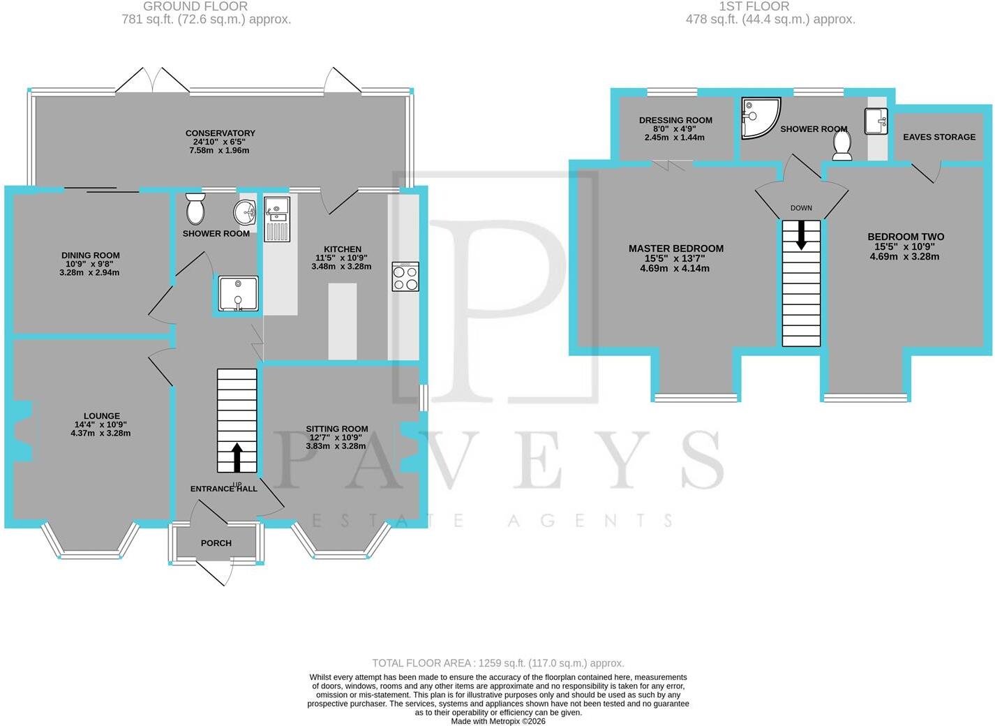 Princes Road, Holland-On-Sea floorplan