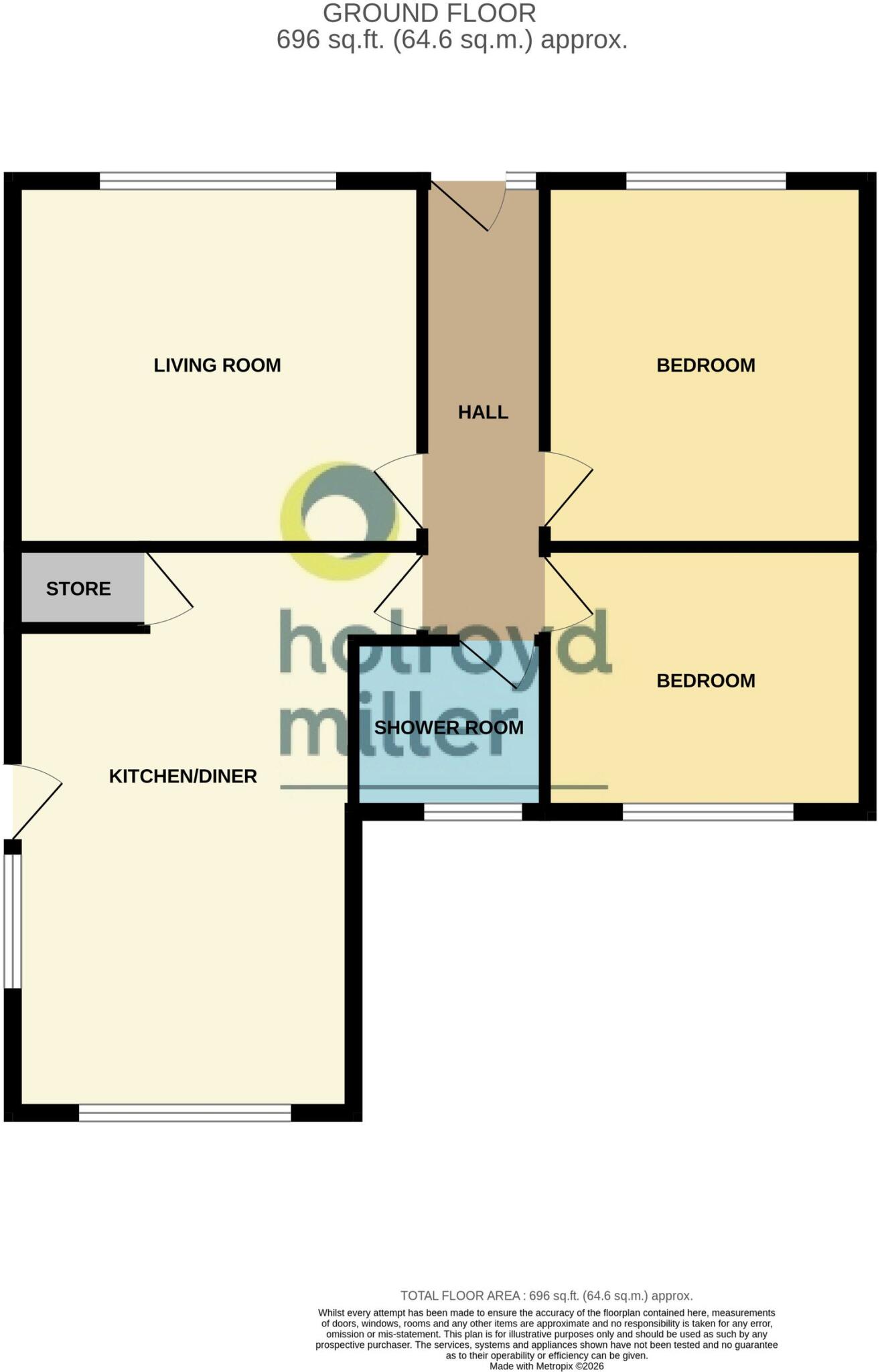 Finkin Avenue, Stanley, WF3 floorplan