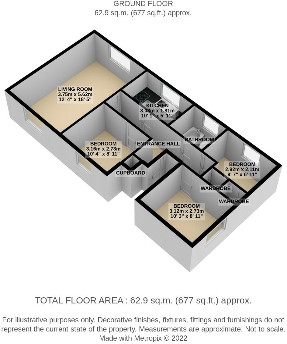 GUESSENS COURT, WELWYN GARDEN CITY. floorplan