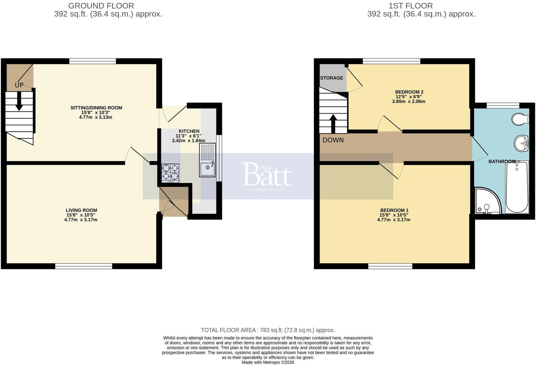 Church Lane, Shevington, WN6 floorplan