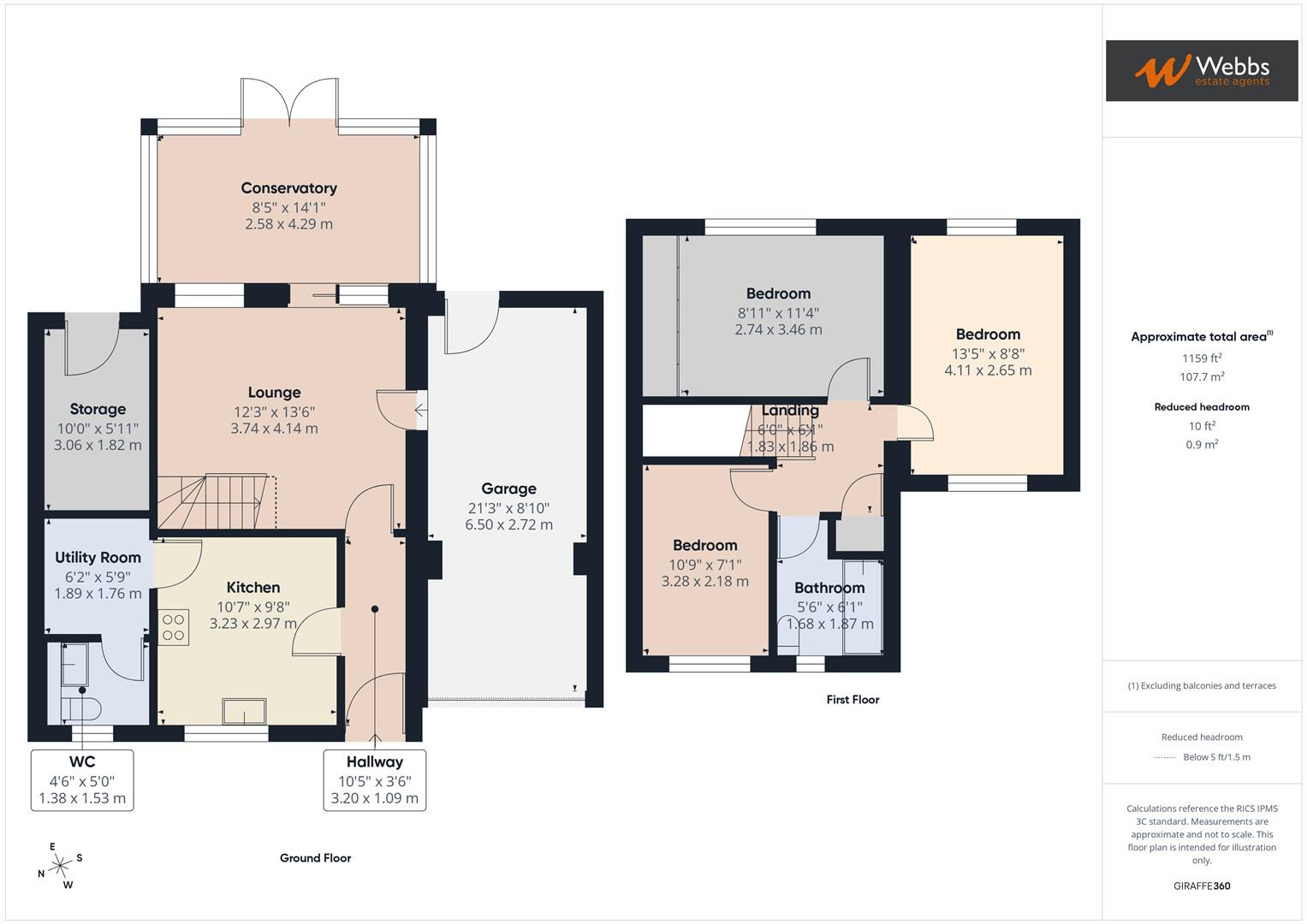 Peak Close, Armitage, Rugeley floorplan