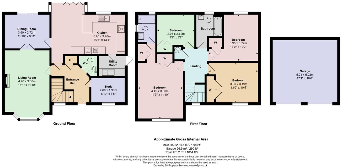 David Nicholls Close, Oxford floorplan