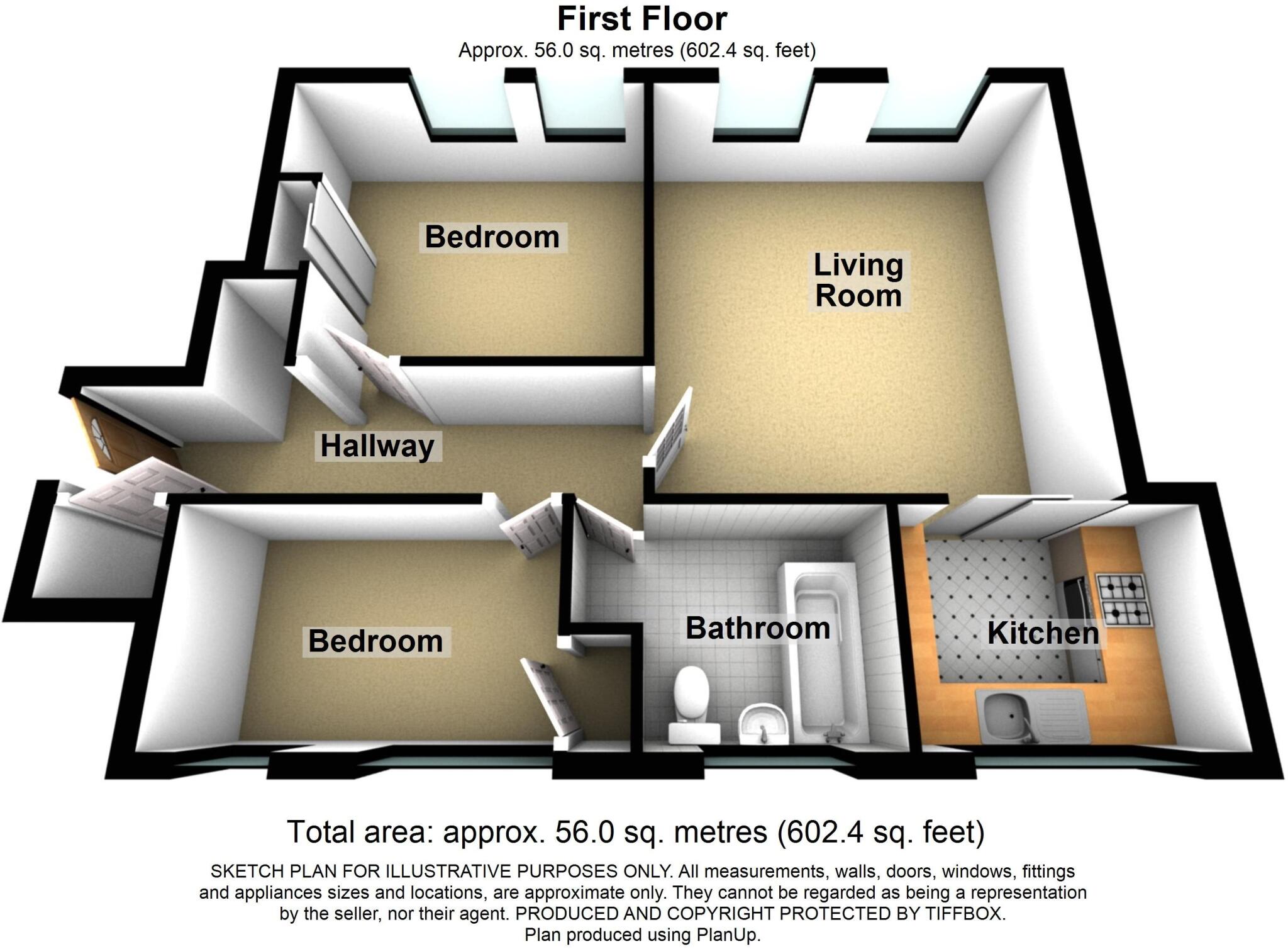 Taylors Court, Monk Street, Newcastle upon Tyne  floorplan