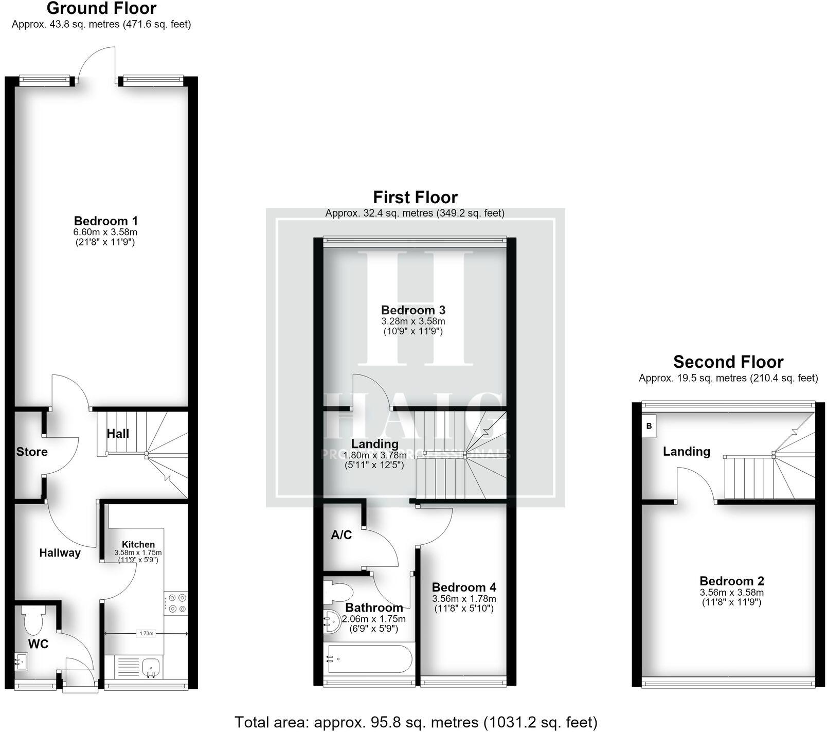 Moorfoot, Fullers Slade, MK11 floorplan