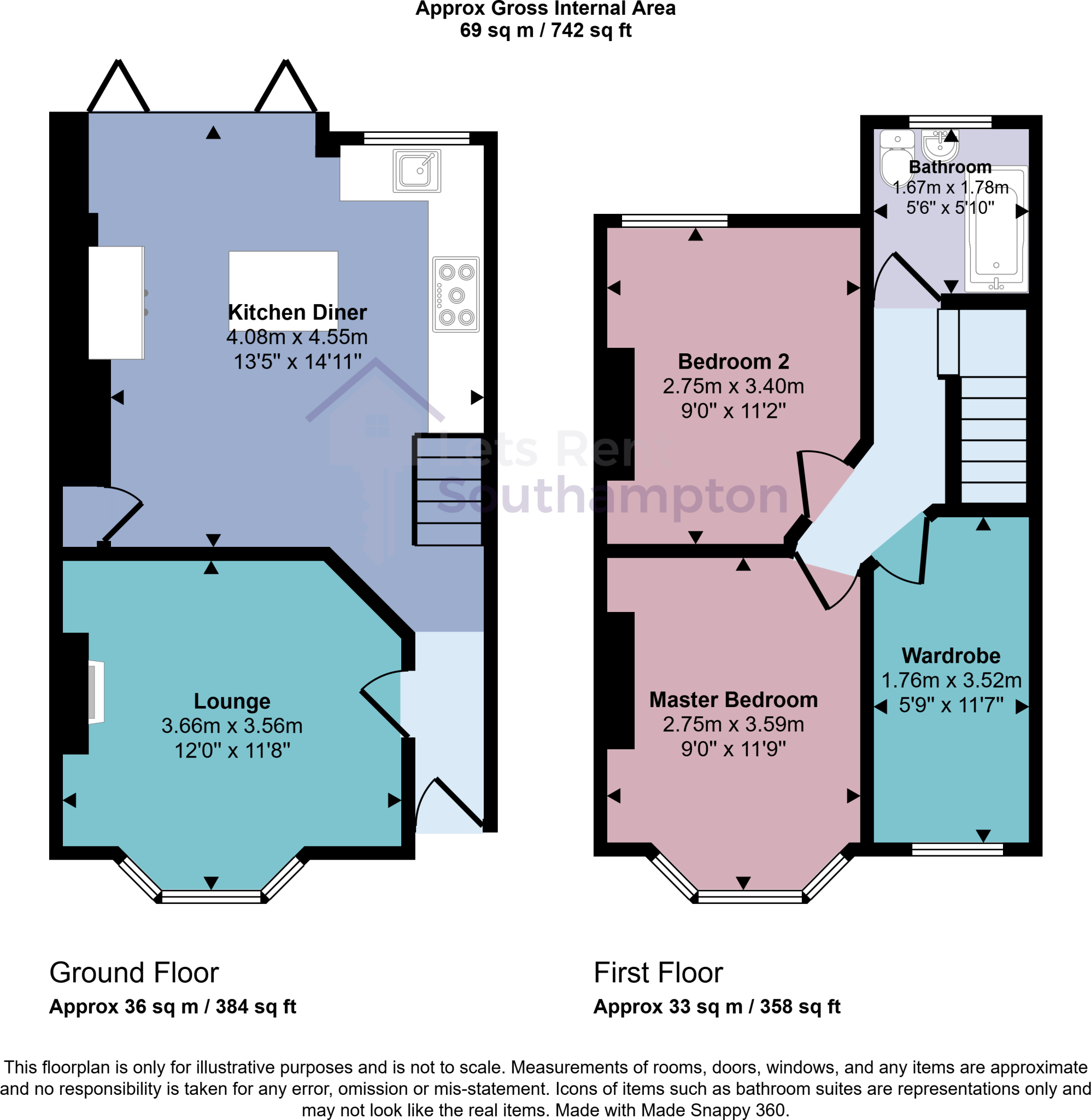 LAKELANDS DRIVE, SOUTHAMPTON, SO15 floorplan