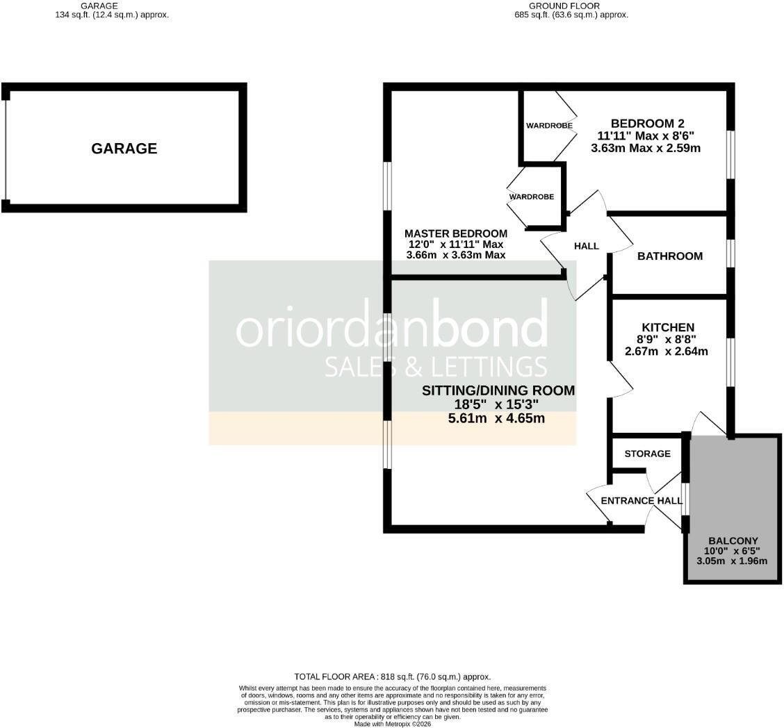 Porlock Close, Duston, Northampton NN5 floorplan