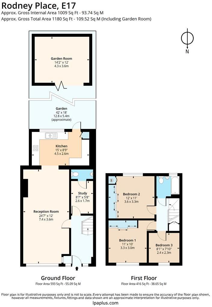 Rodney Place, Walthamstow floorplan