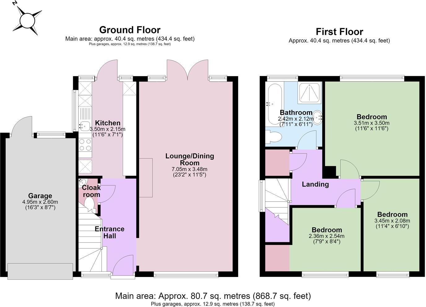 Clover Rise, Whitstable floorplan