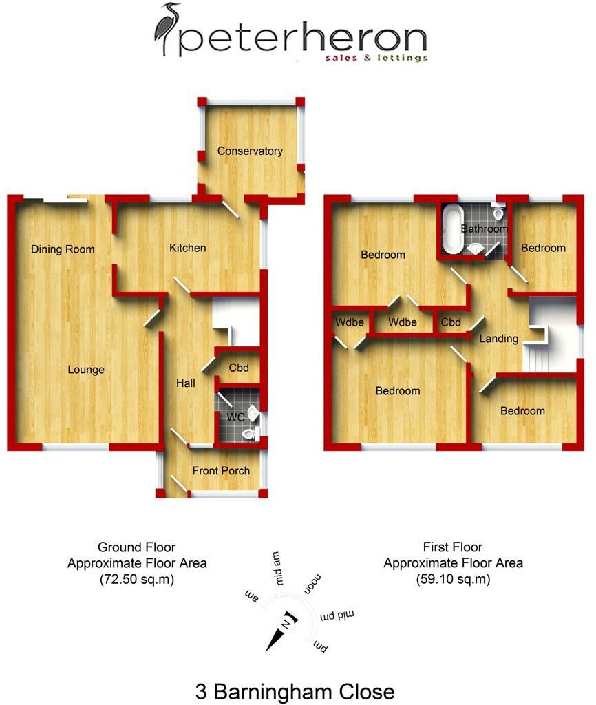 Barningham Close, Elstob, Sunderland floorplan