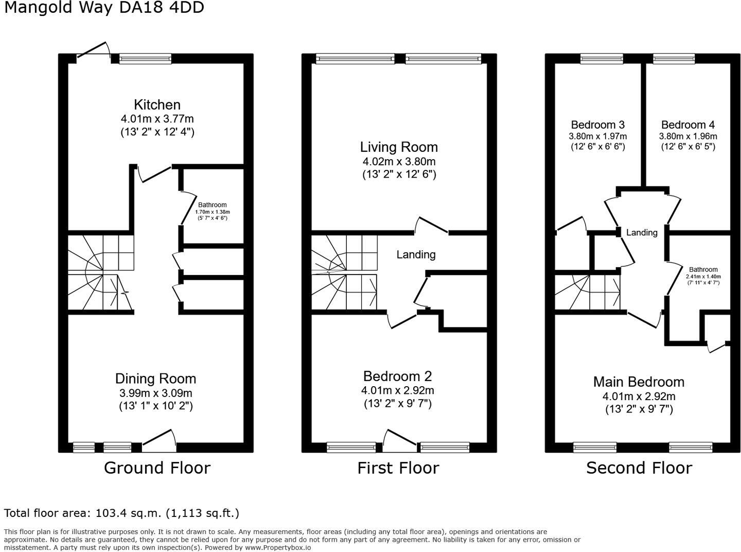Mangold Way, Erith, DA18 floorplan