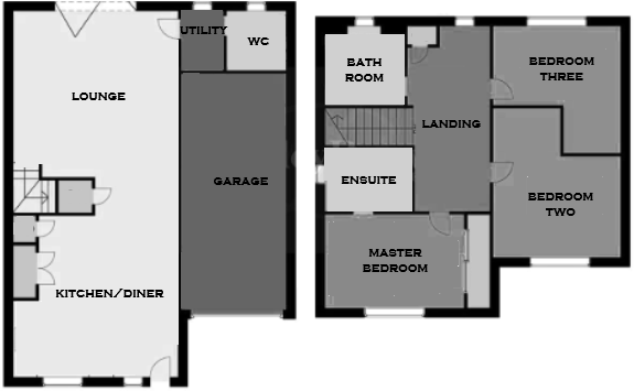 Rosebay Gardens, Kings Clipstone, Nottinghamshire floorplan
