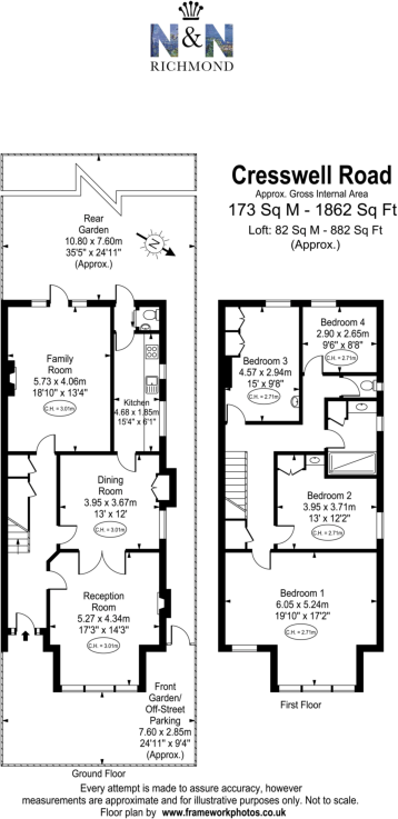 Sydney Road, London, TW9 floorplan