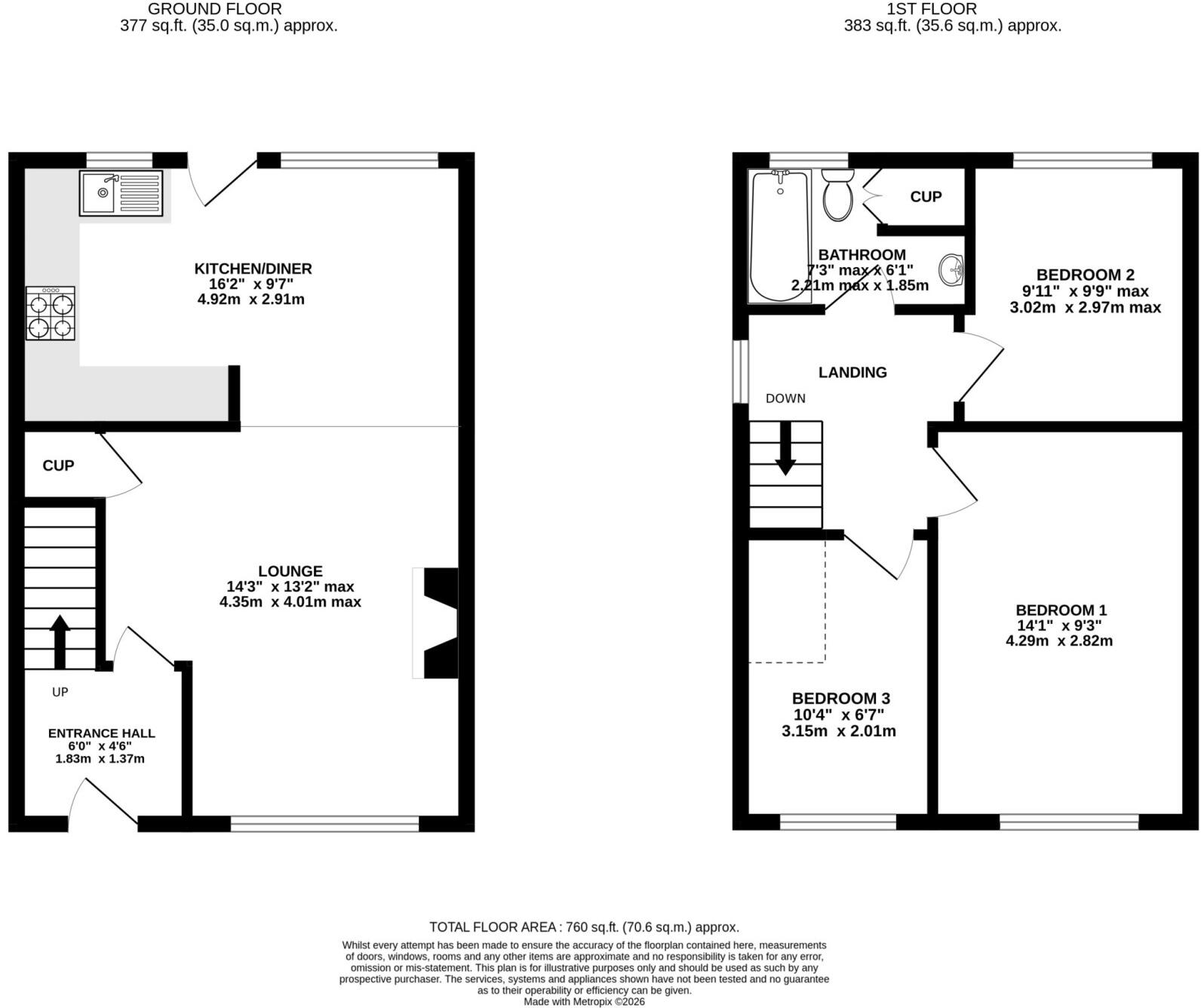 99 Anagh Coar Road, Douglas, IM2 2BL floorplan