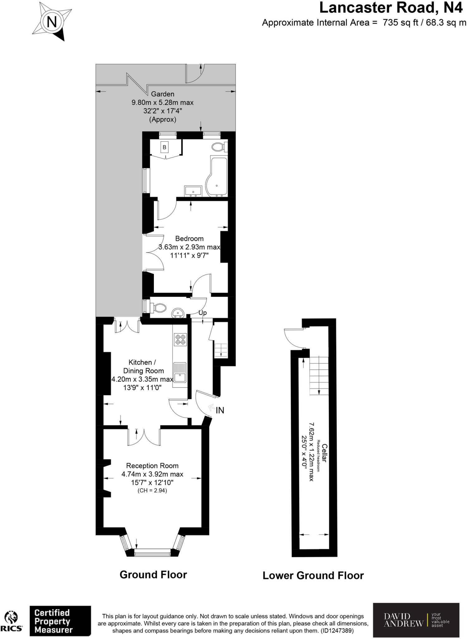 Lancaster Road N4 4PL floorplan