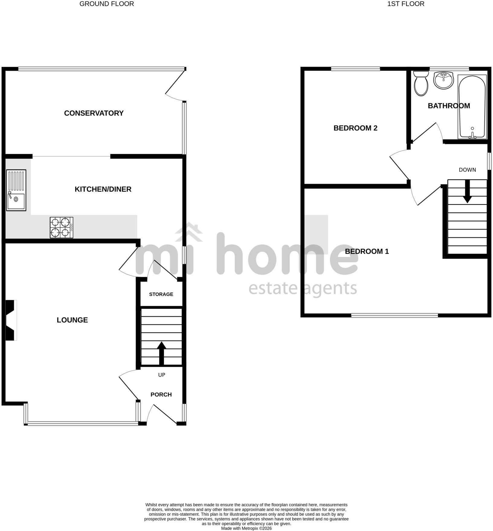 Bryning Lane, Newton, Preston, PR4 floorplan