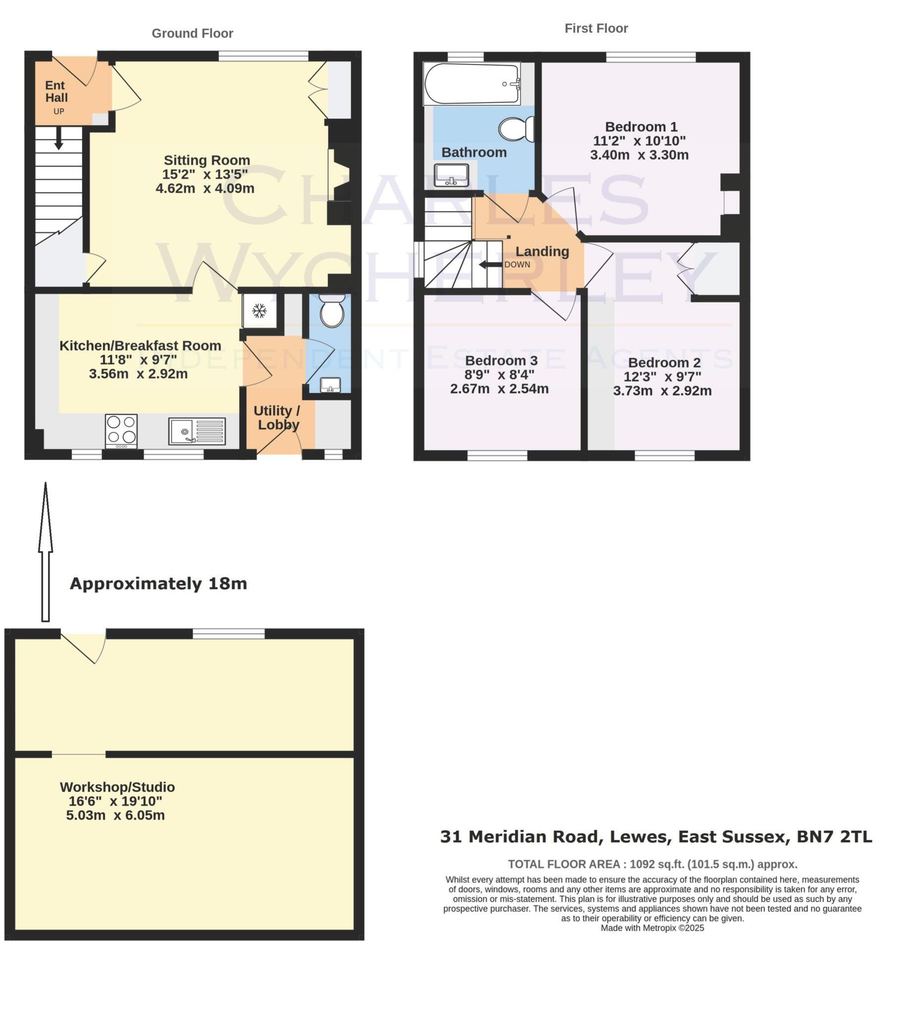 Meridian Road, Lewes floorplan