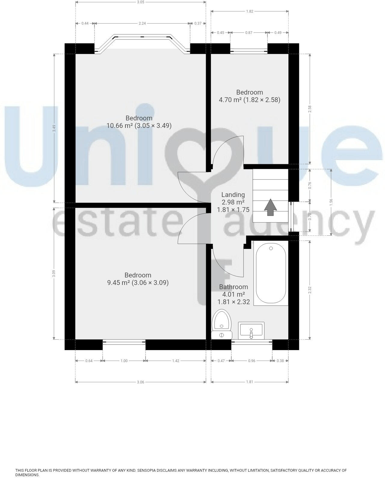 Tensing Avenue, Bispham, Blackpool, FY2 floorplan