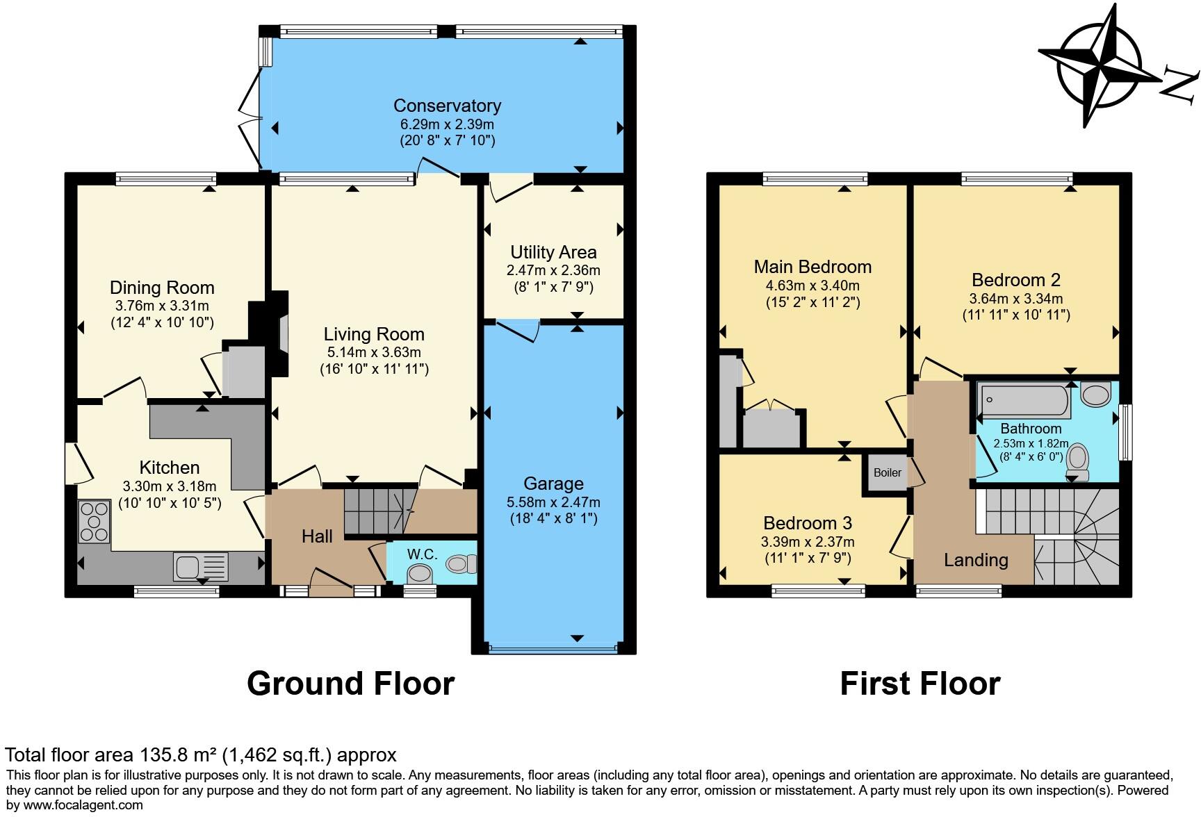 Cliffe Avenue, Ruskington, Sleaford, NG34 floorplan