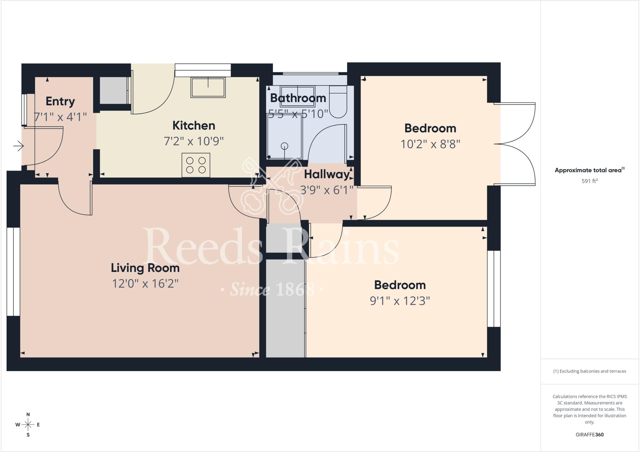 Swaledale Mews, Bridlington, East Yorkshire, YO16 floorplan