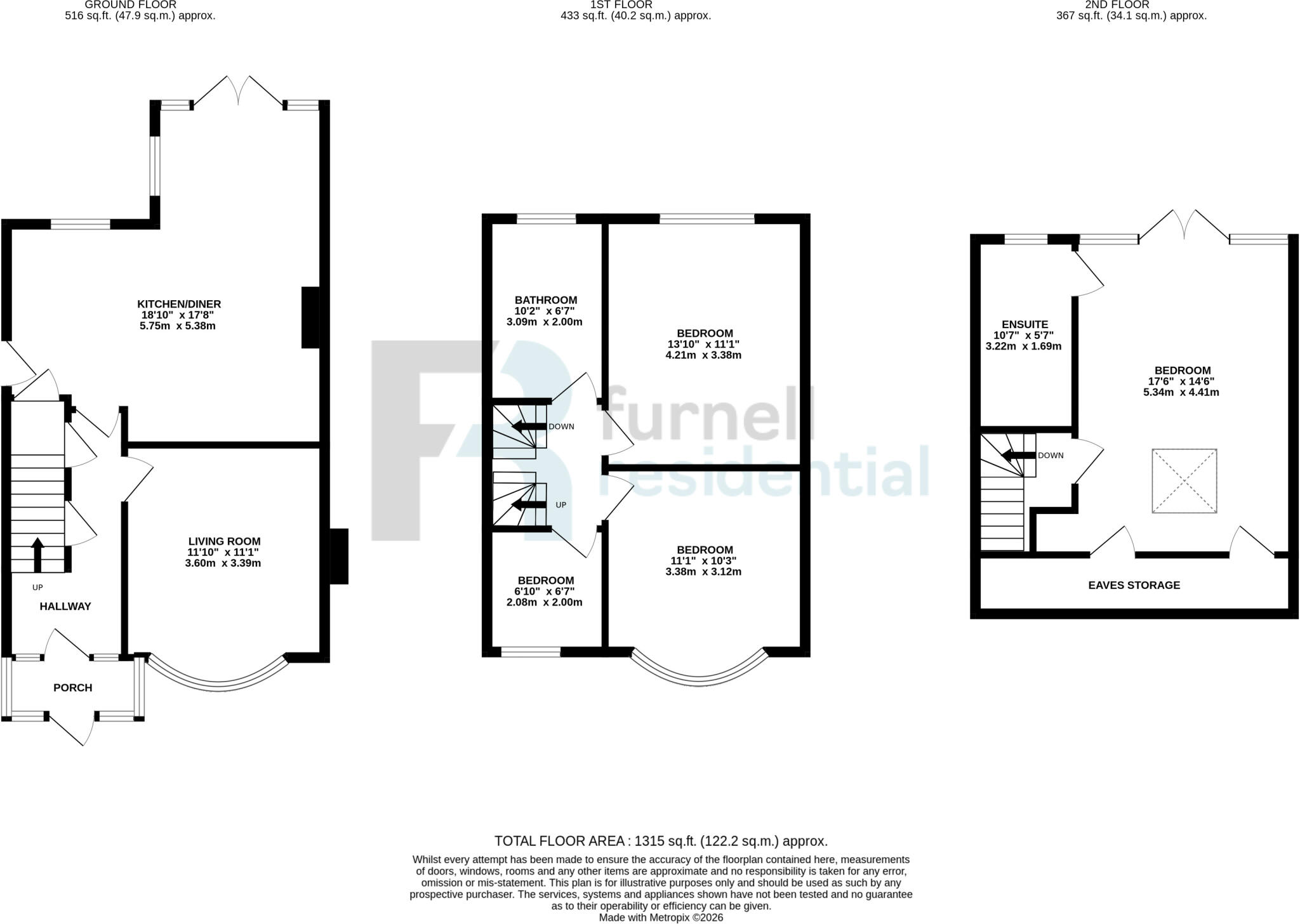 Kingswood Grove, Roundhay, Leeds, LS8 floorplan