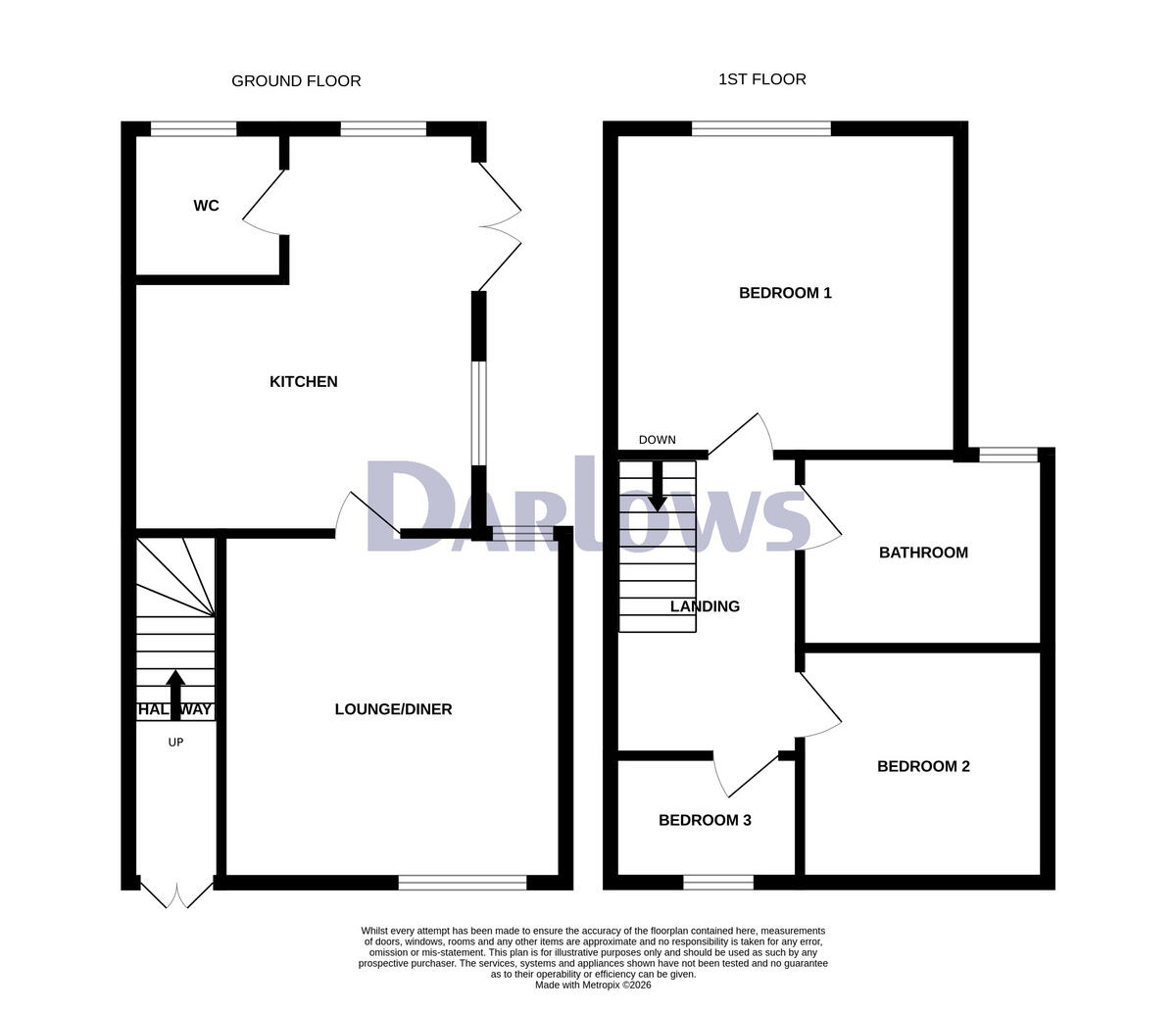 Waterloo Terrace, Bargoed floorplan