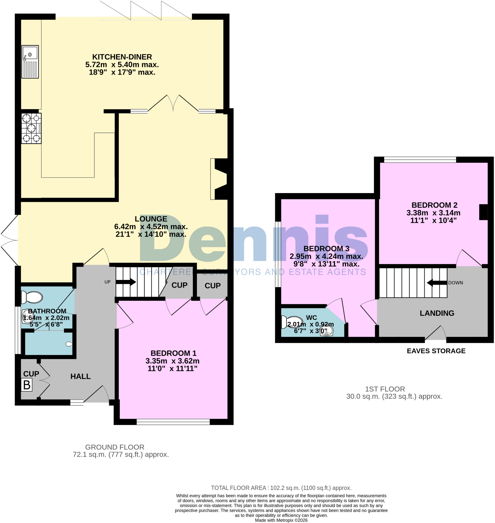 St. Philips Road, Keyingham, East Yorkshire, HU12 floorplan