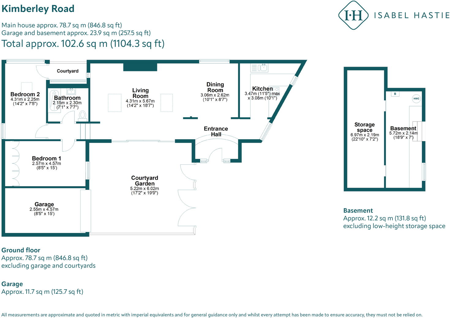 Kimberley Road, Cambridge, CB4 1HJ floorplan