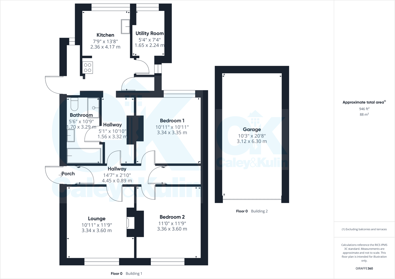Thorpe Street, Chase Terrace, Burntwood, Staffordshire, WS7 1NJ floorplan