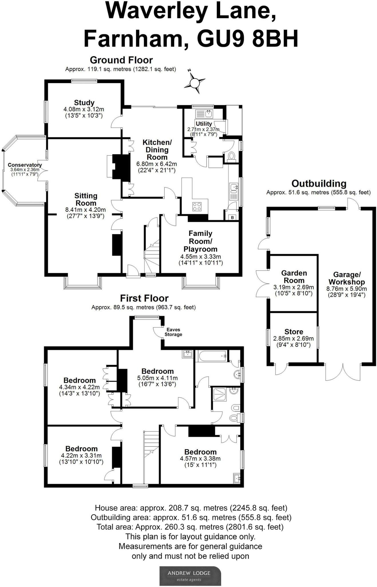 Waverley Lane, Farnham, GU9 floorplan