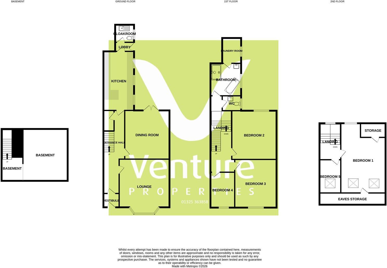 Stanhope Road South, Darlington floorplan