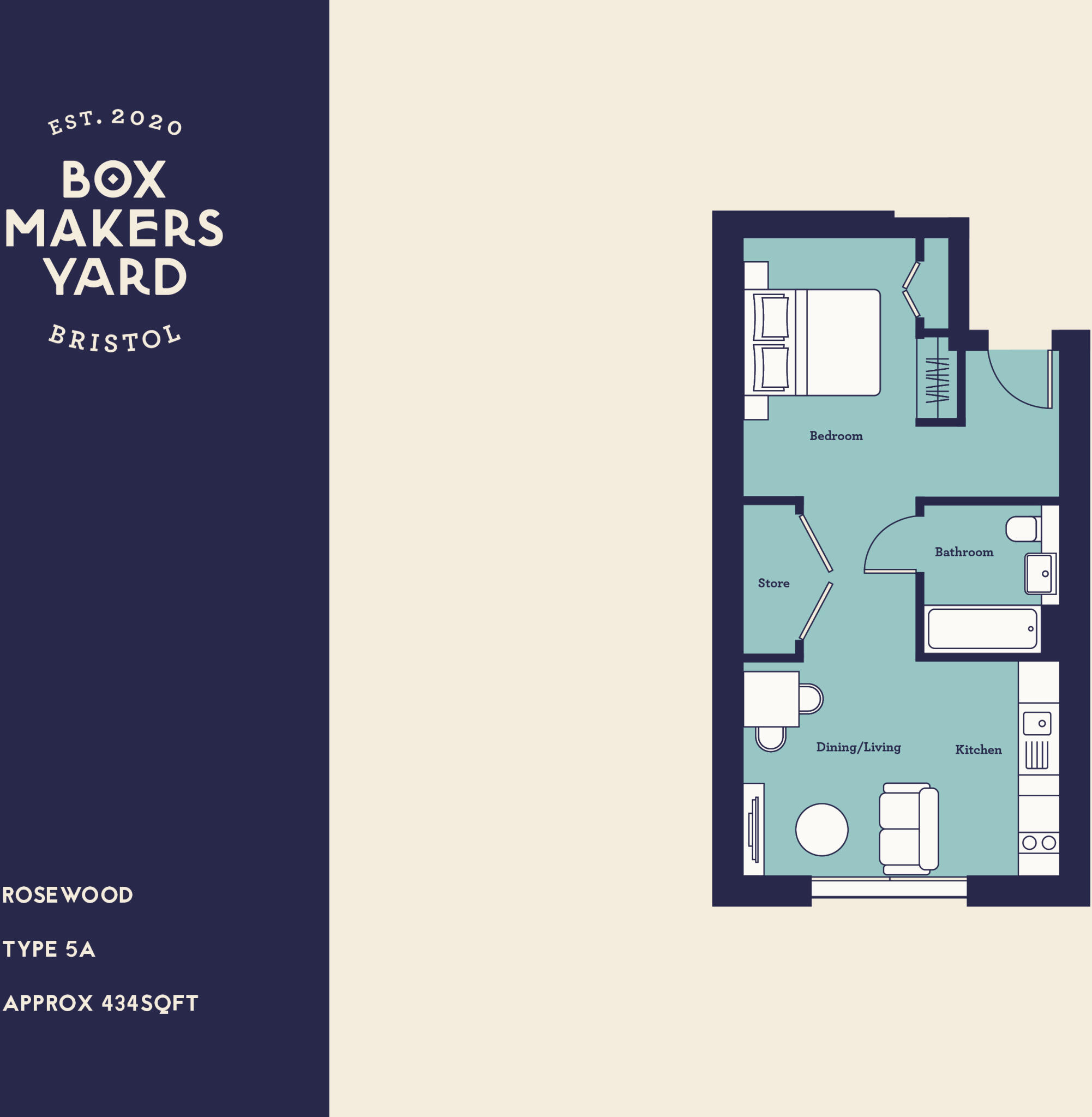 727, Rosewood, New Kingsley Road, St Philips, Bristol, Bristol City, BS2 0GN floorplan