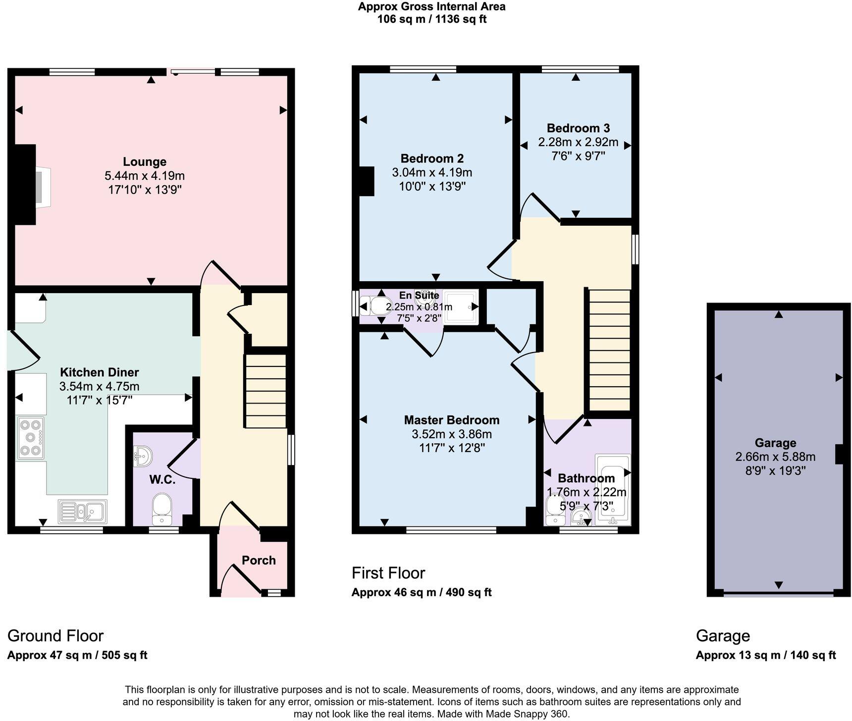 The Butts, Saltby, LE14 floorplan
