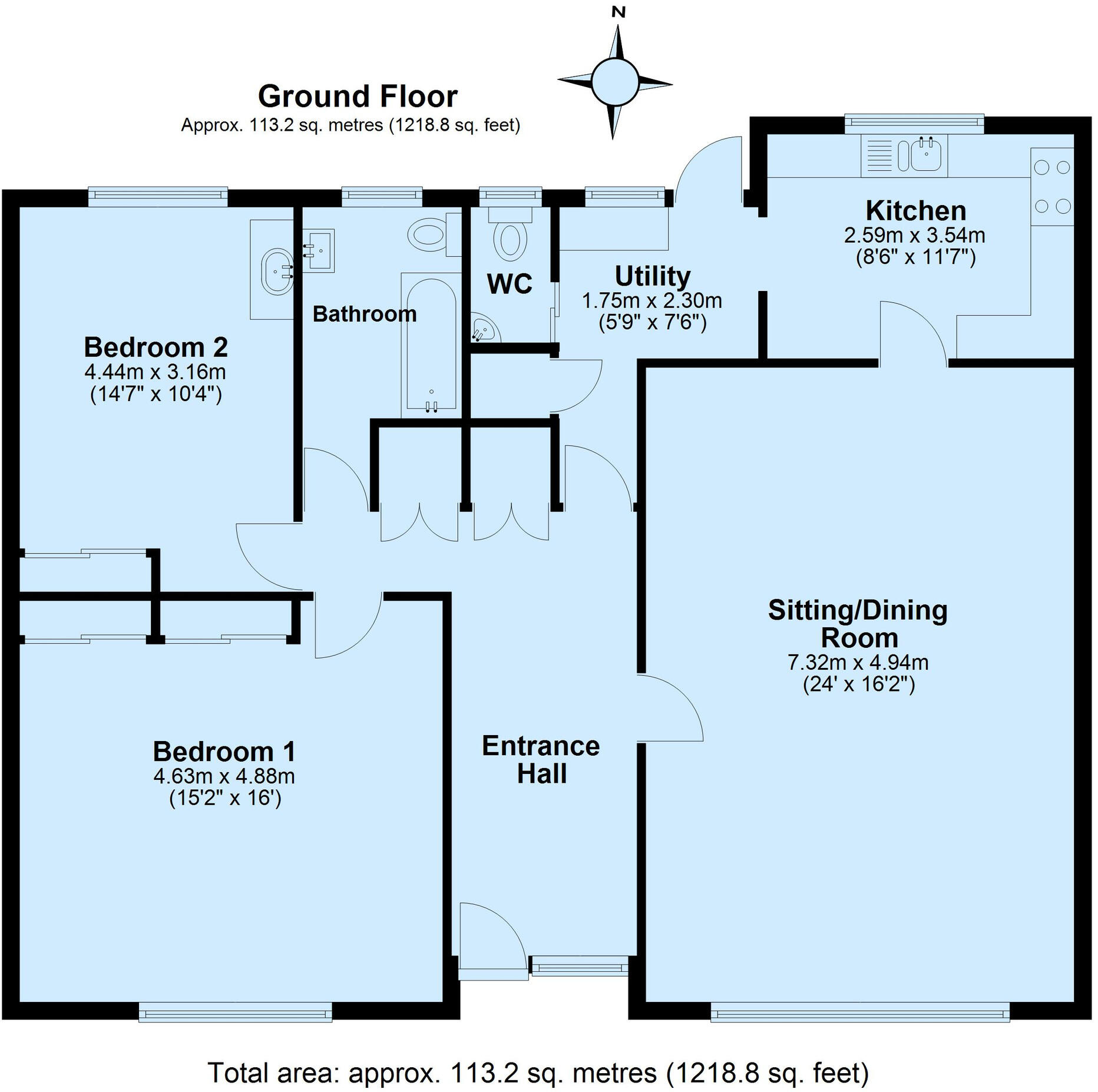Mead Lane, Thurlestone, Kingsbridge, Devon floorplan