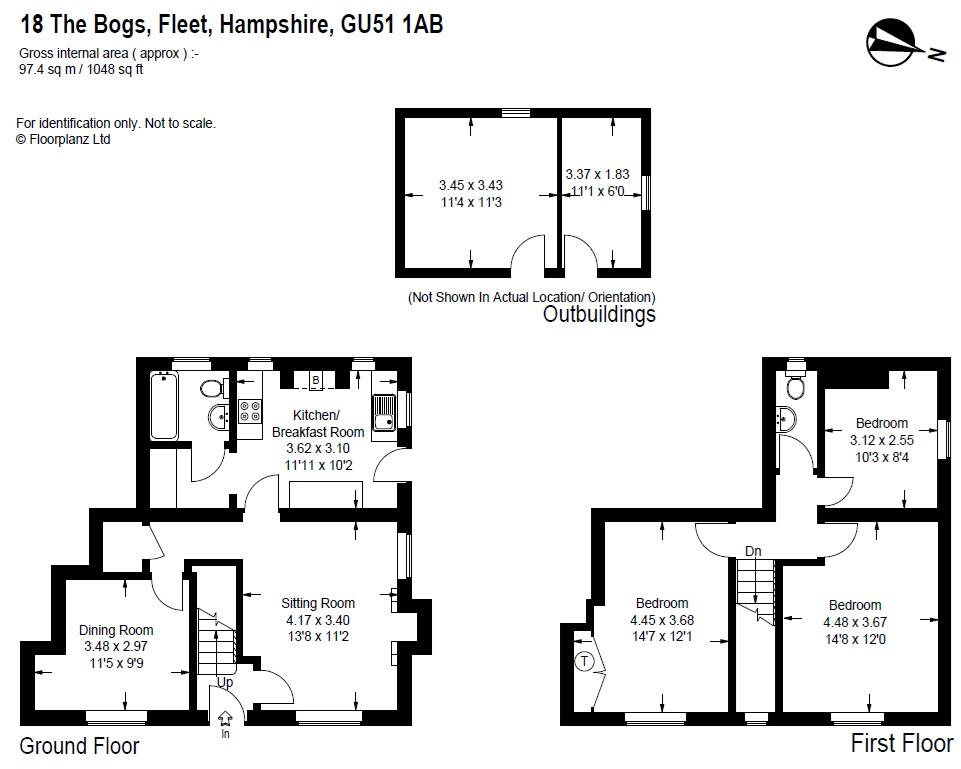 18, The Bogs, Fleet, Hampshire, GU51 1AB floorplan