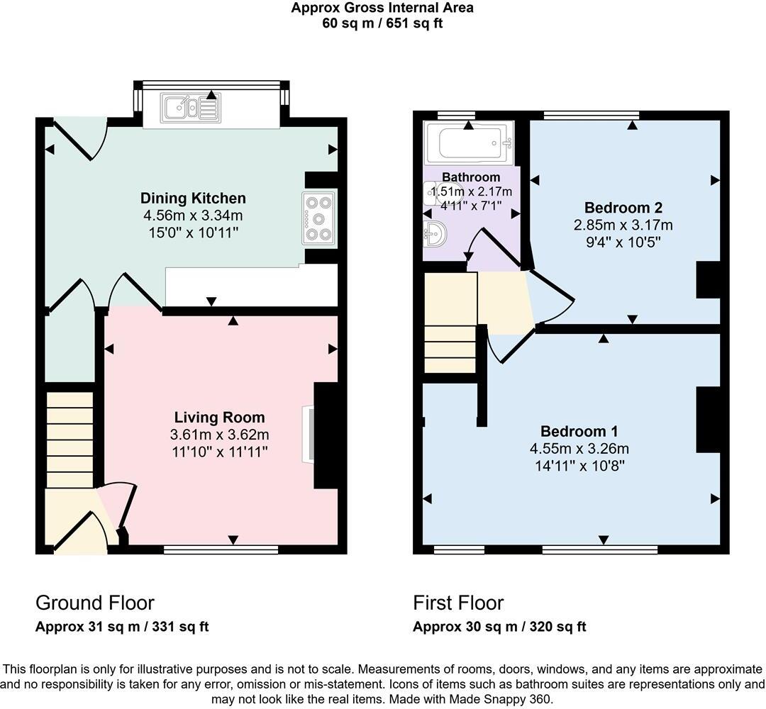Church Street, Oakworth, Keighley, BD22 7PP floorplan