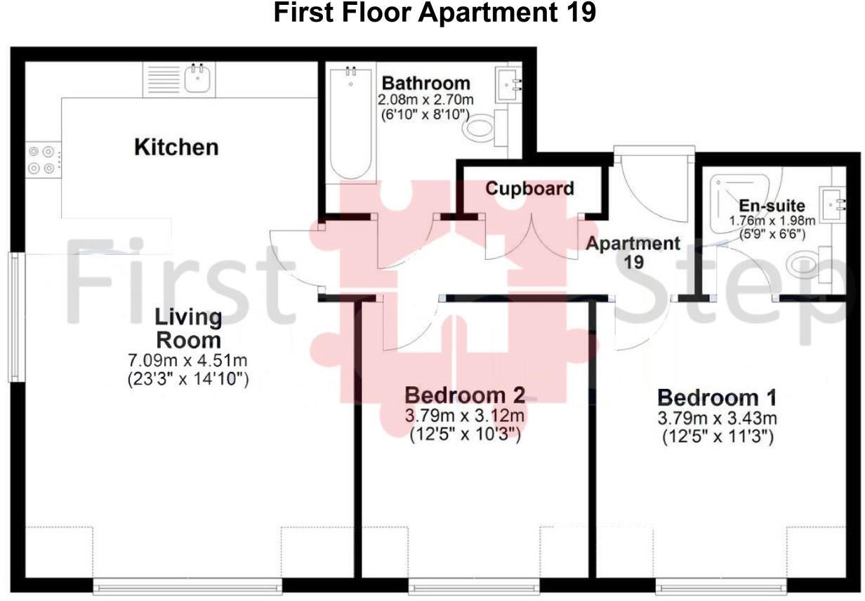 19 Elm House, Arlesey Road, Stotfold SG5 4HA floorplan