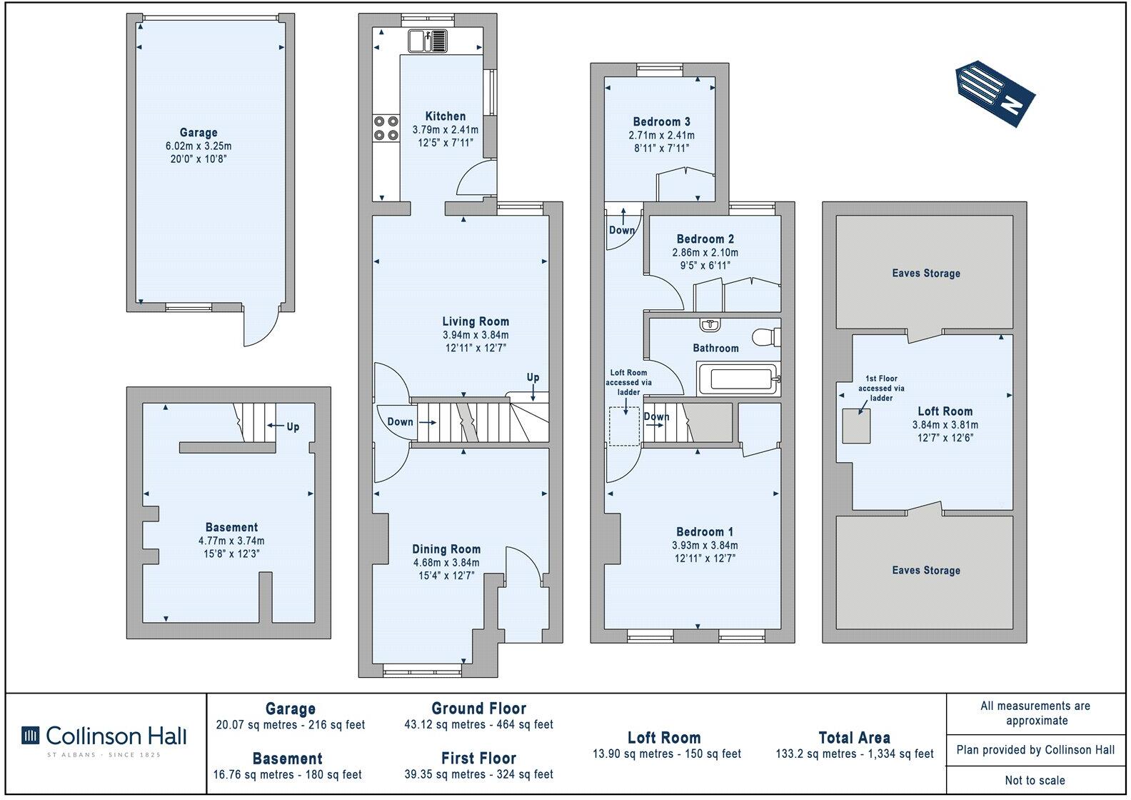 High Street, London Colney, St. Albans, Hertfordshire, AL2 floorplan