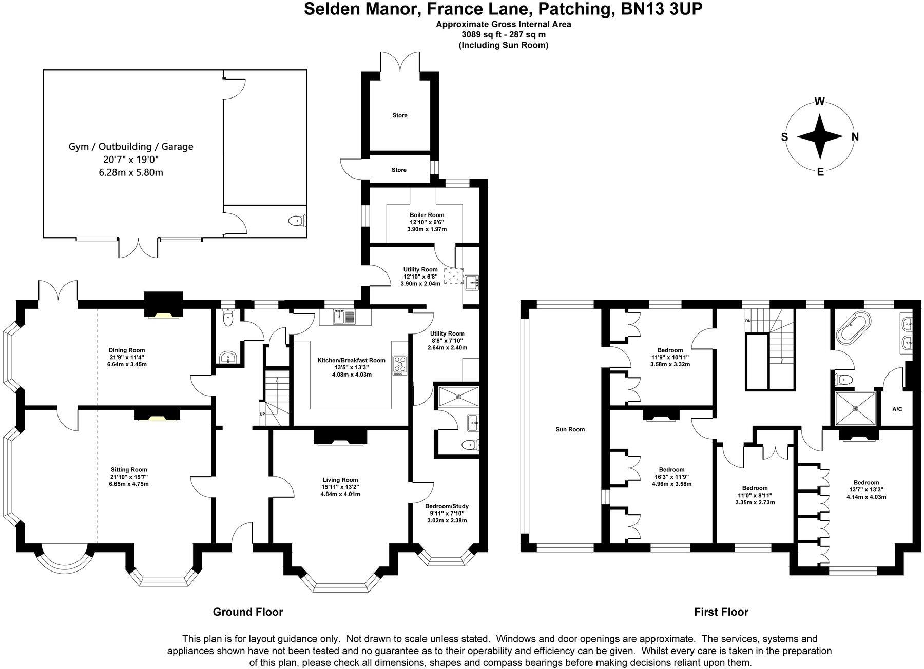 France Lane, Patching, BN13 floorplan