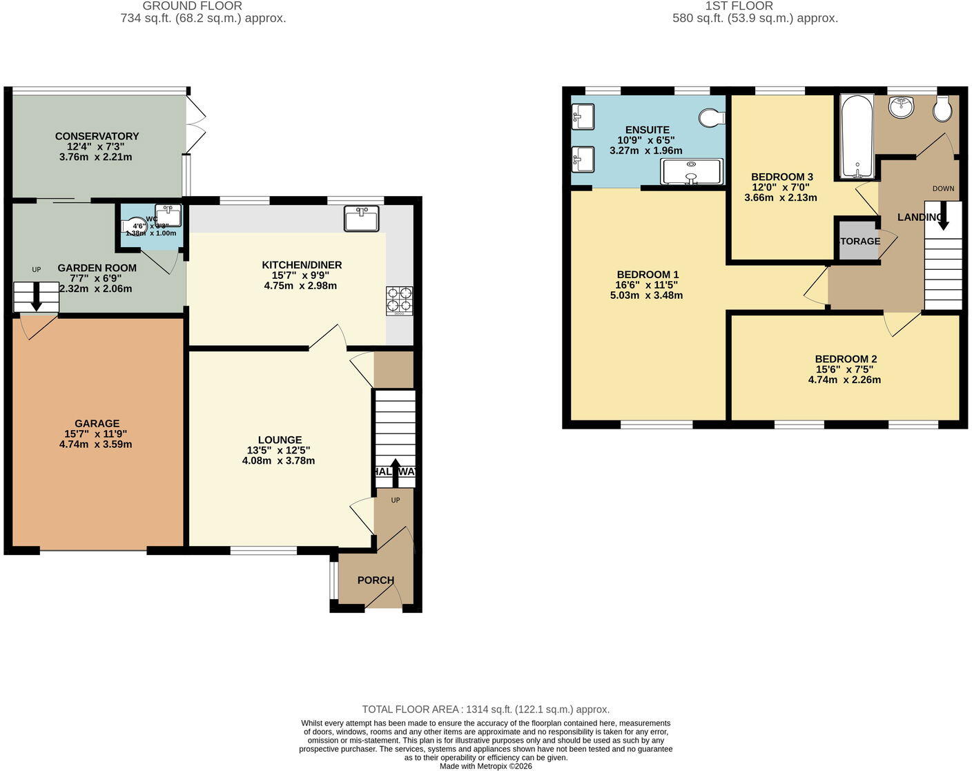 6 Forresters Drive, Woolwell, Plymouth PL6 7QA floorplan