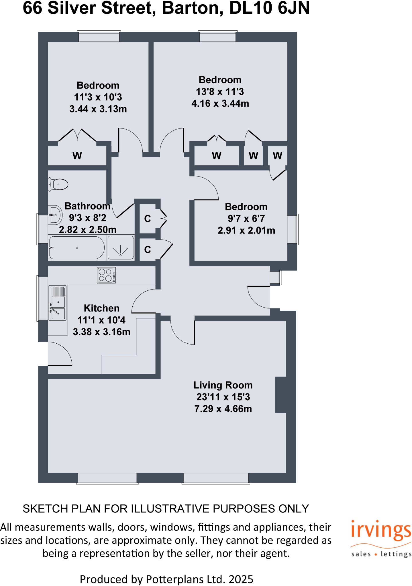 Silver Street, Barton floorplan