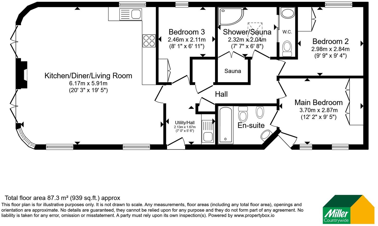 Holiday Park, Millbrook, Torpoint, Cornwall, PL10 floorplan