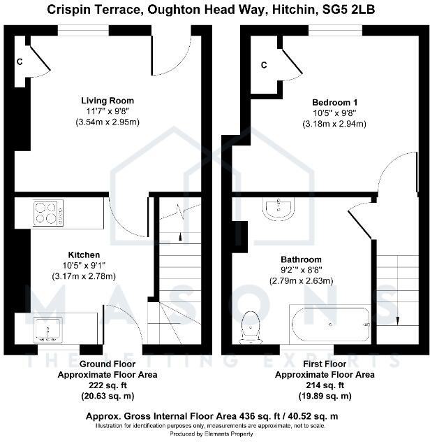 Crispin Terrace, Oughton Head Way, Hitchin, Hertfordshire, SG5 2LB floorplan