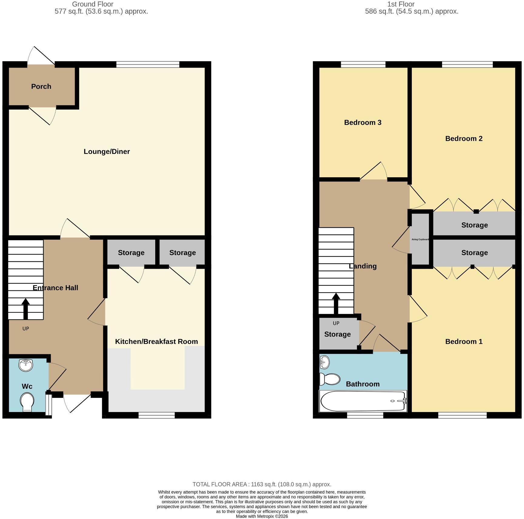 Lordswood, Southampton floorplan