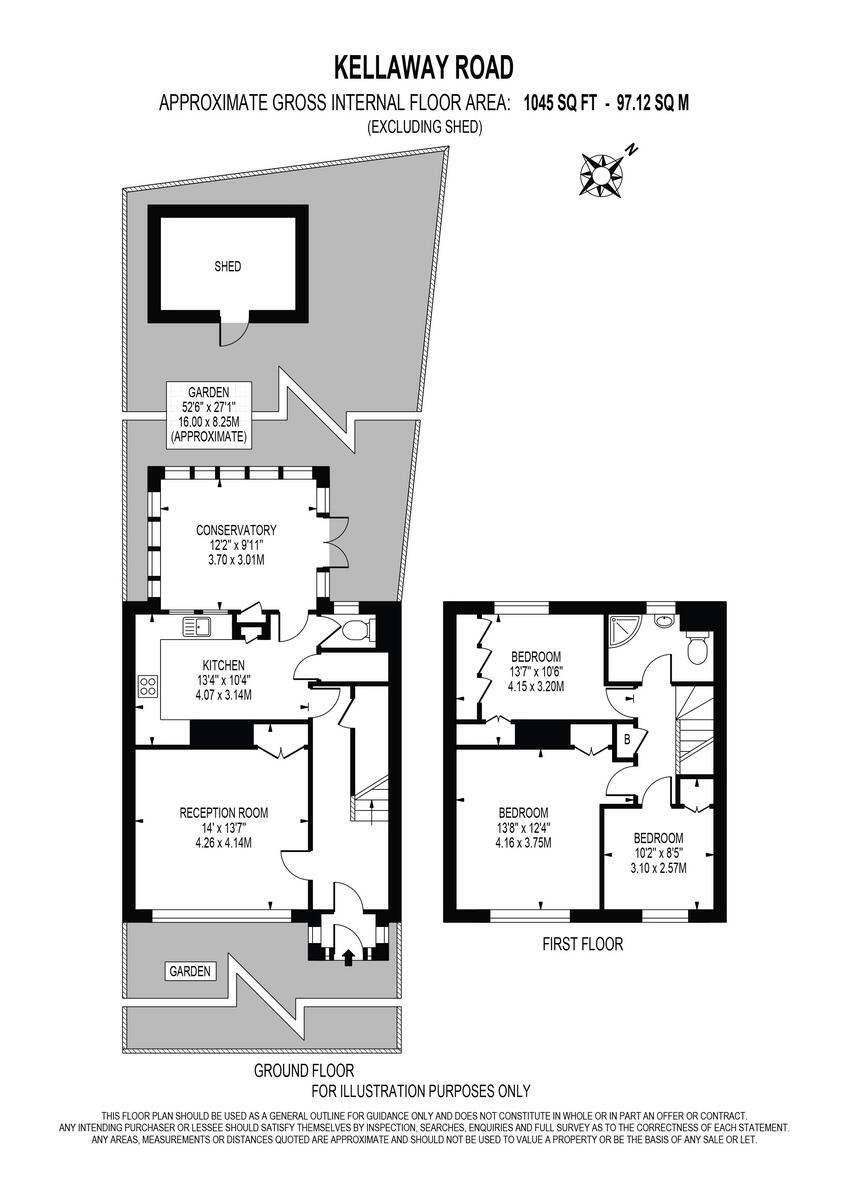 Kellaway Road, London SE3 floorplan