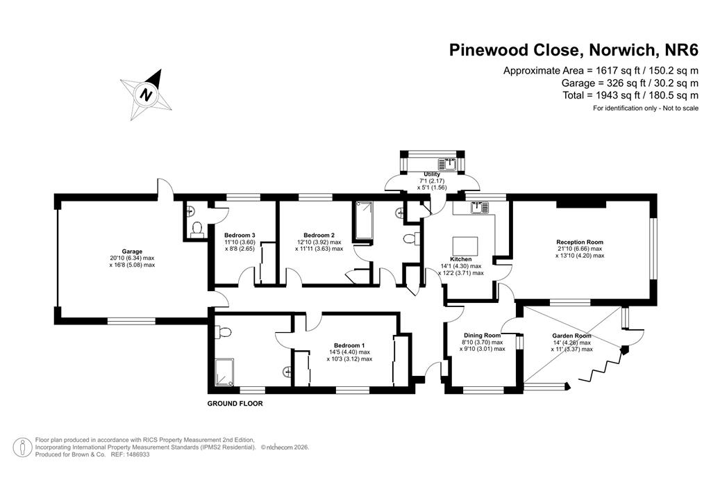 Pinewood Close, Hellesdon, NR6 floorplan