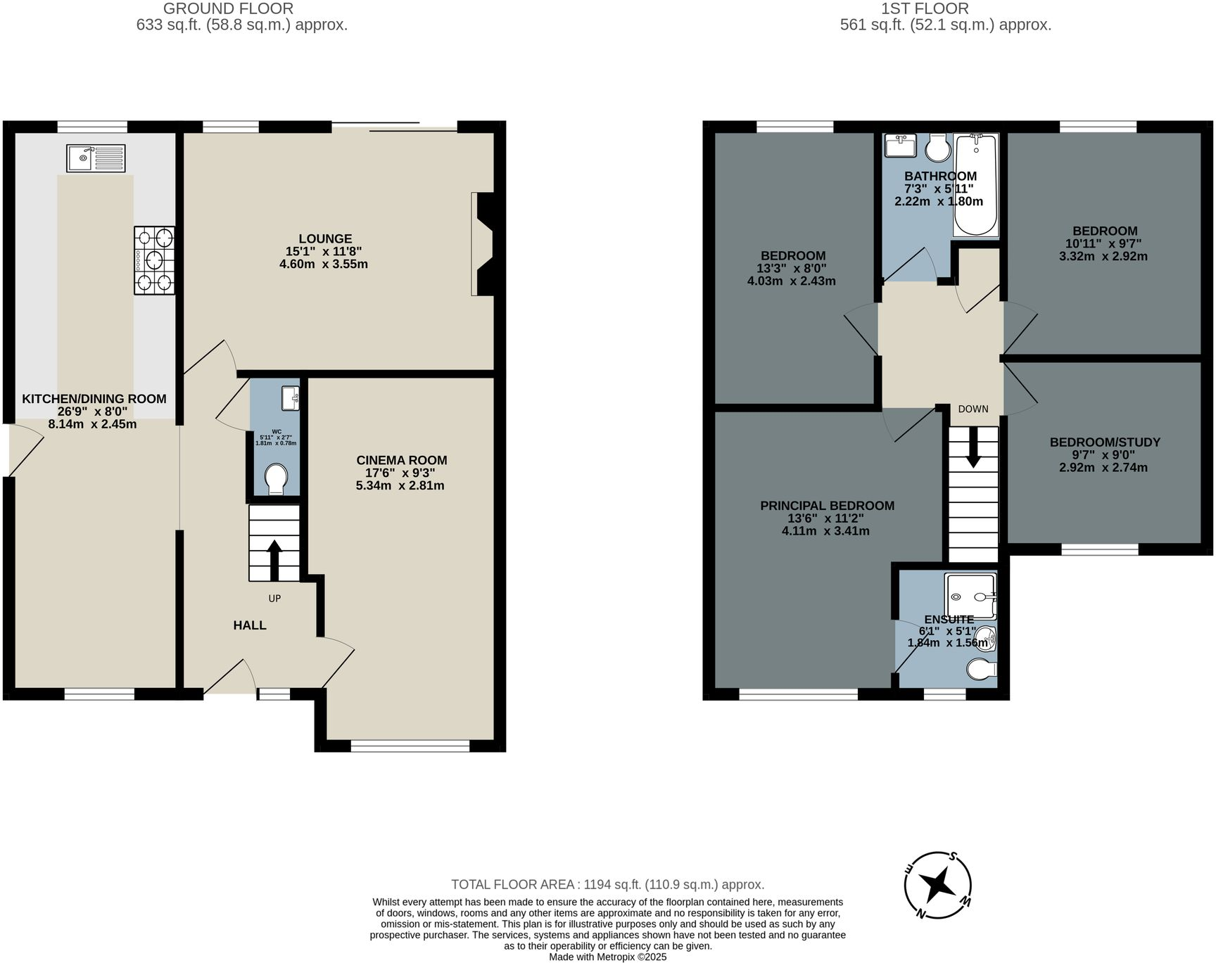 Westwood Avenue, Godley, Hyde floorplan