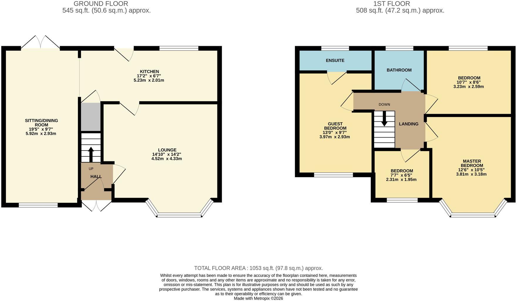 St. Marks Crescent, Worsley, M28 floorplan